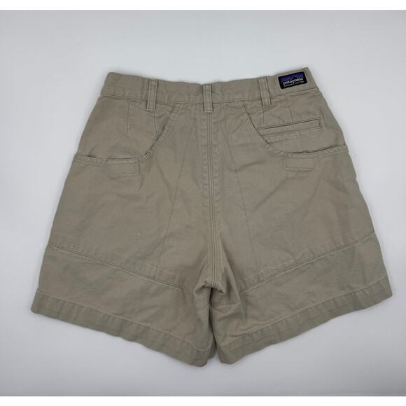 Patagonia Canvas Mens Organic Cotton Shorts Khaki 30 - Picture 1 of 4
